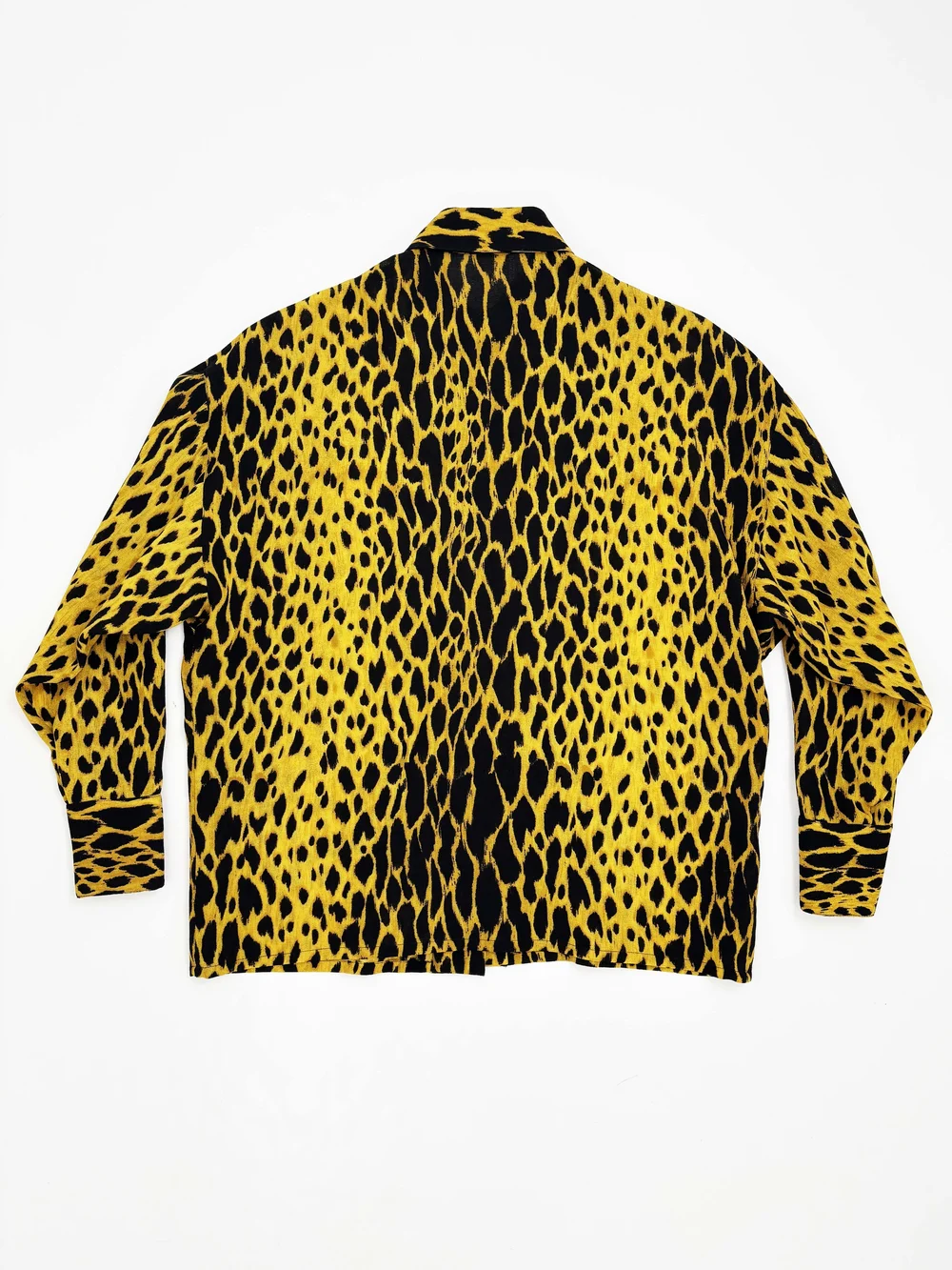 ヴィンテージGianni Versace アニマルプリント ジャケット GIANNI VERSACE corset Leopard silk blazer w/ bow application size